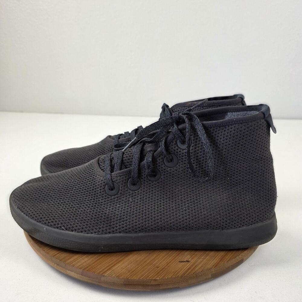 Allbirds Tree Topper Shoes Mens Size 13 Black Gray High Top Knit Casual Sneakers